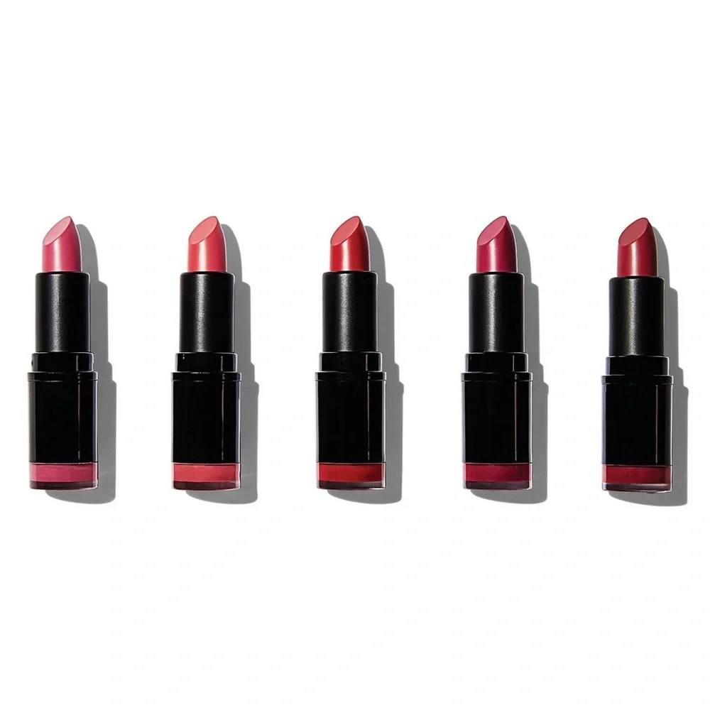 Makeup Revolution ~ 5 Full Size Lipstick Collection ~ Matte Reds